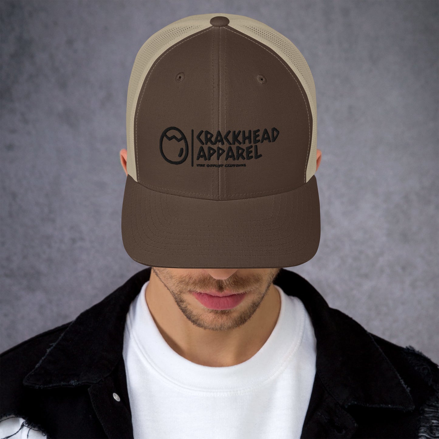 Embroidered Crackhead Apparel Trucker Cap - Crackhead Apparel