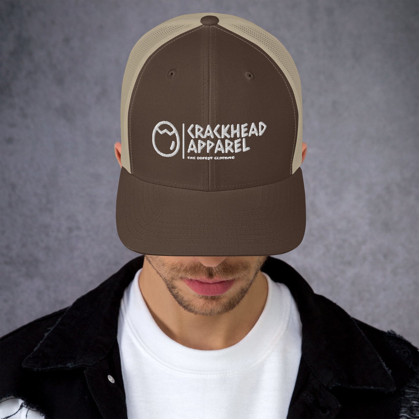 Embroidered Crackhead Apparel Trucker Cap - Crackhead Apparel