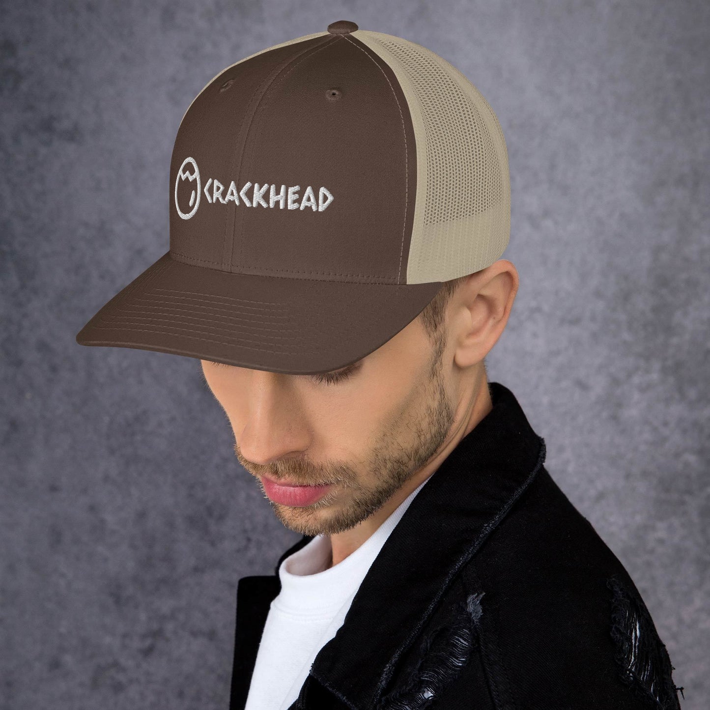 Embroidered Crackhead Apparel Trucker Cap - Crackhead Apparel