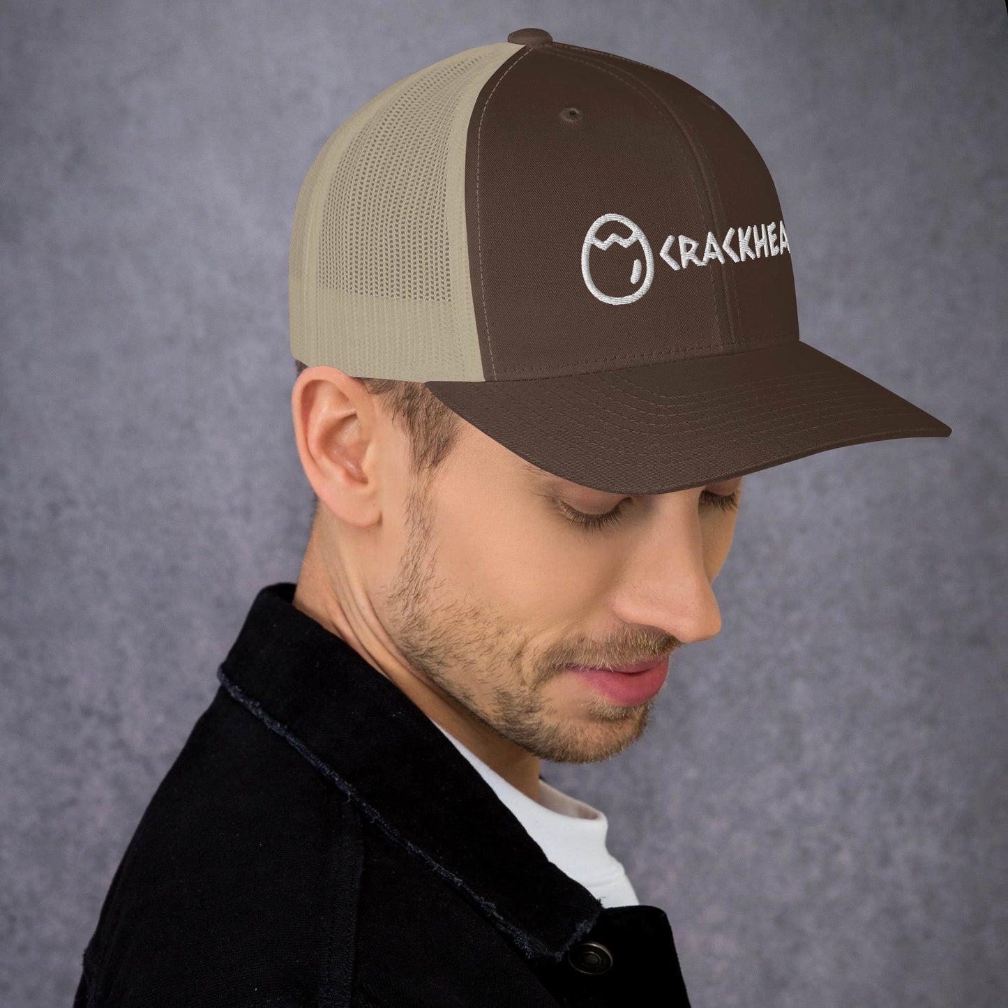 Embroidered Crackhead Apparel Trucker Cap - Crackhead Apparel