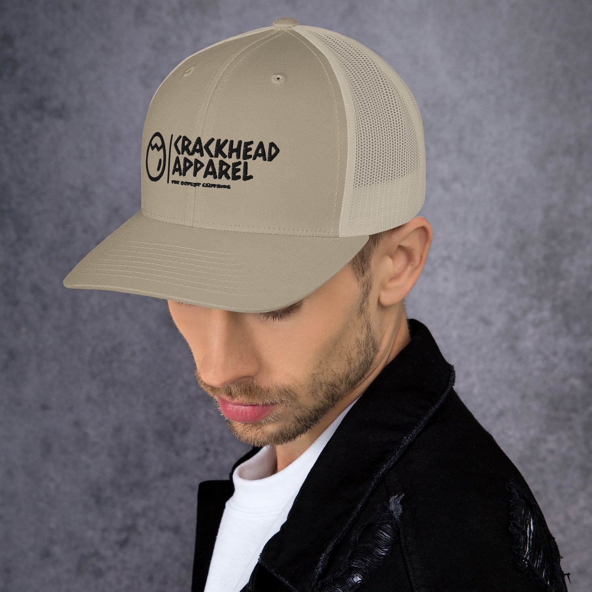 Embroidered Crackhead Apparel Trucker Cap - Crackhead Apparel