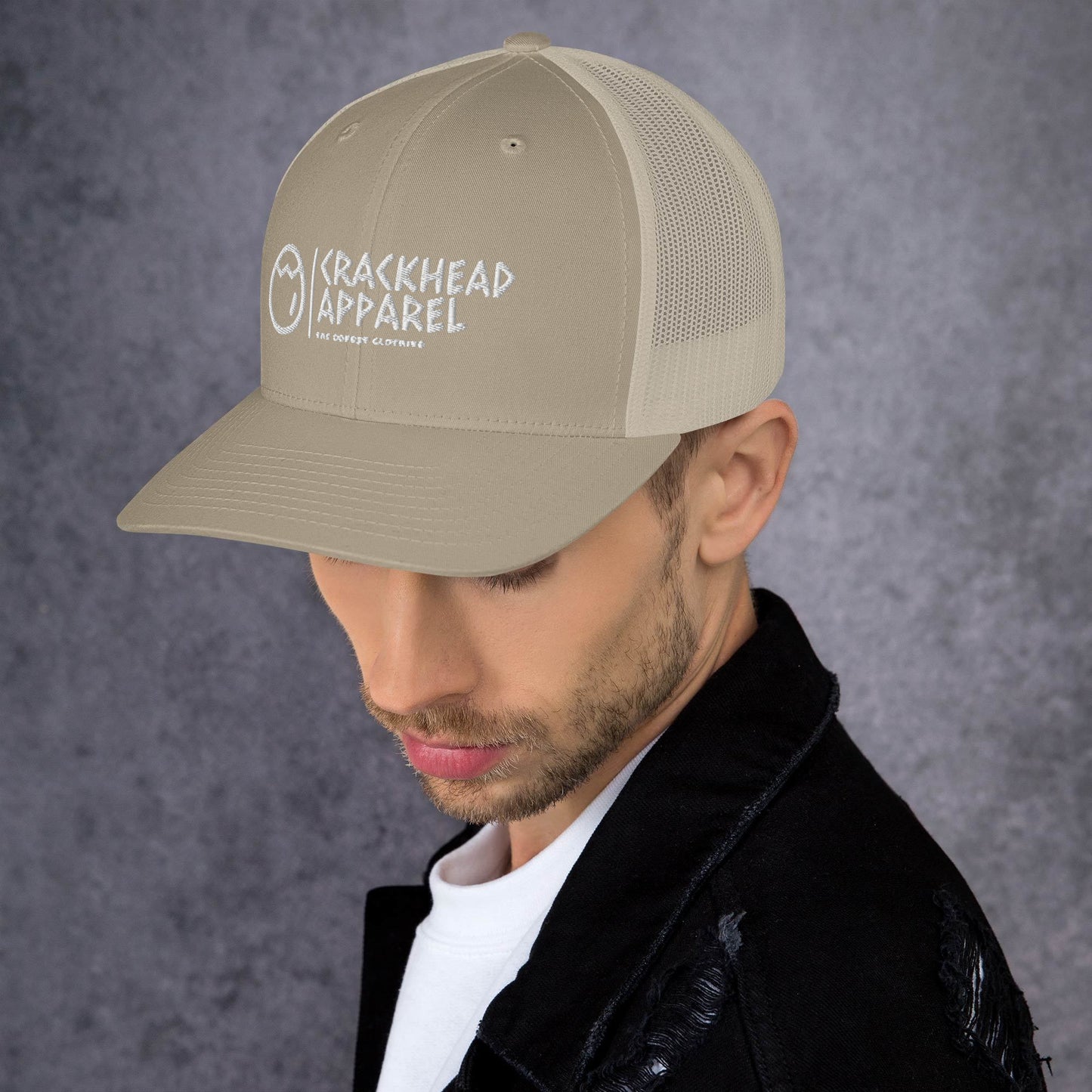 Embroidered Crackhead Apparel Trucker Cap - Crackhead Apparel