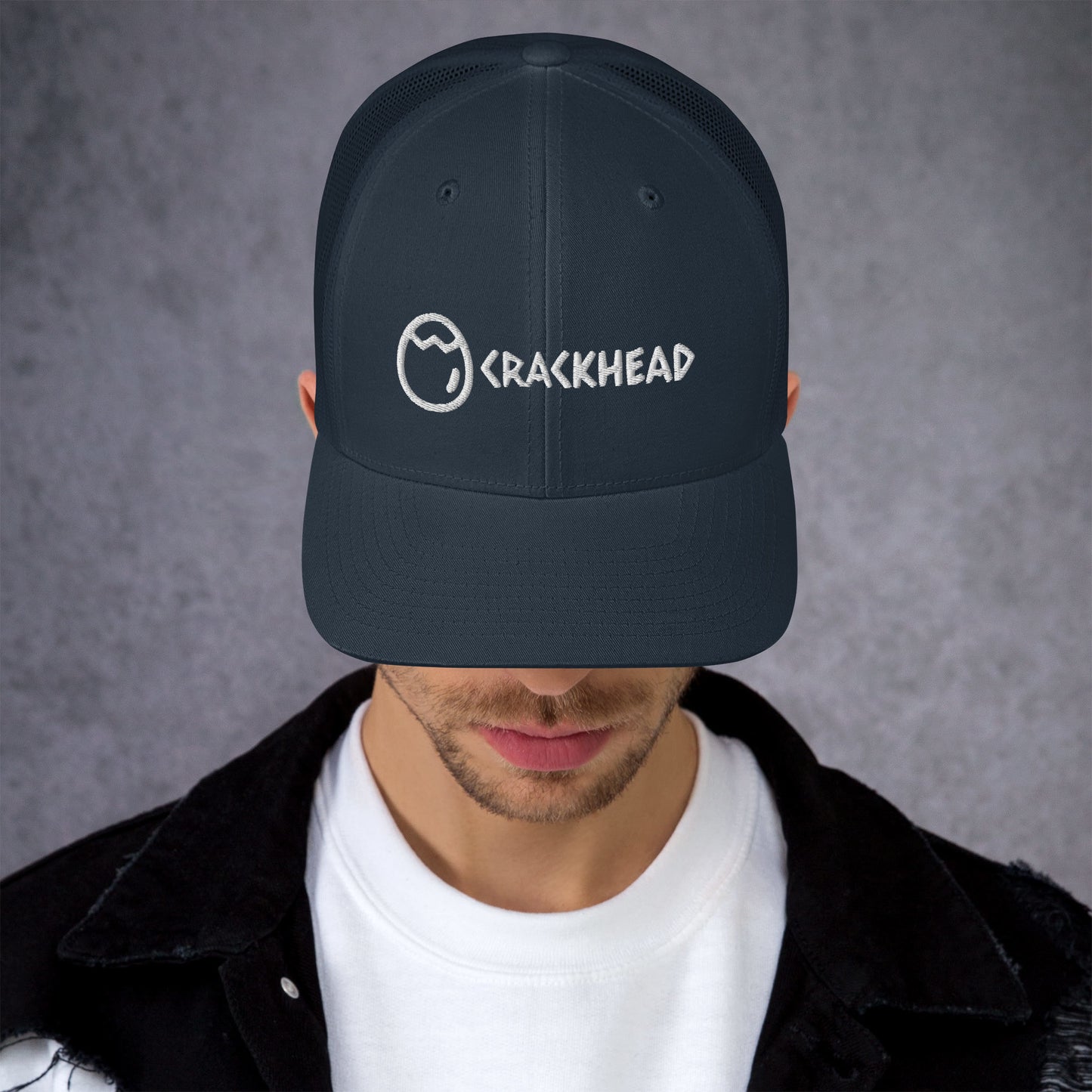 Embroidered Crackhead Apparel Trucker Cap - Crackhead Apparel