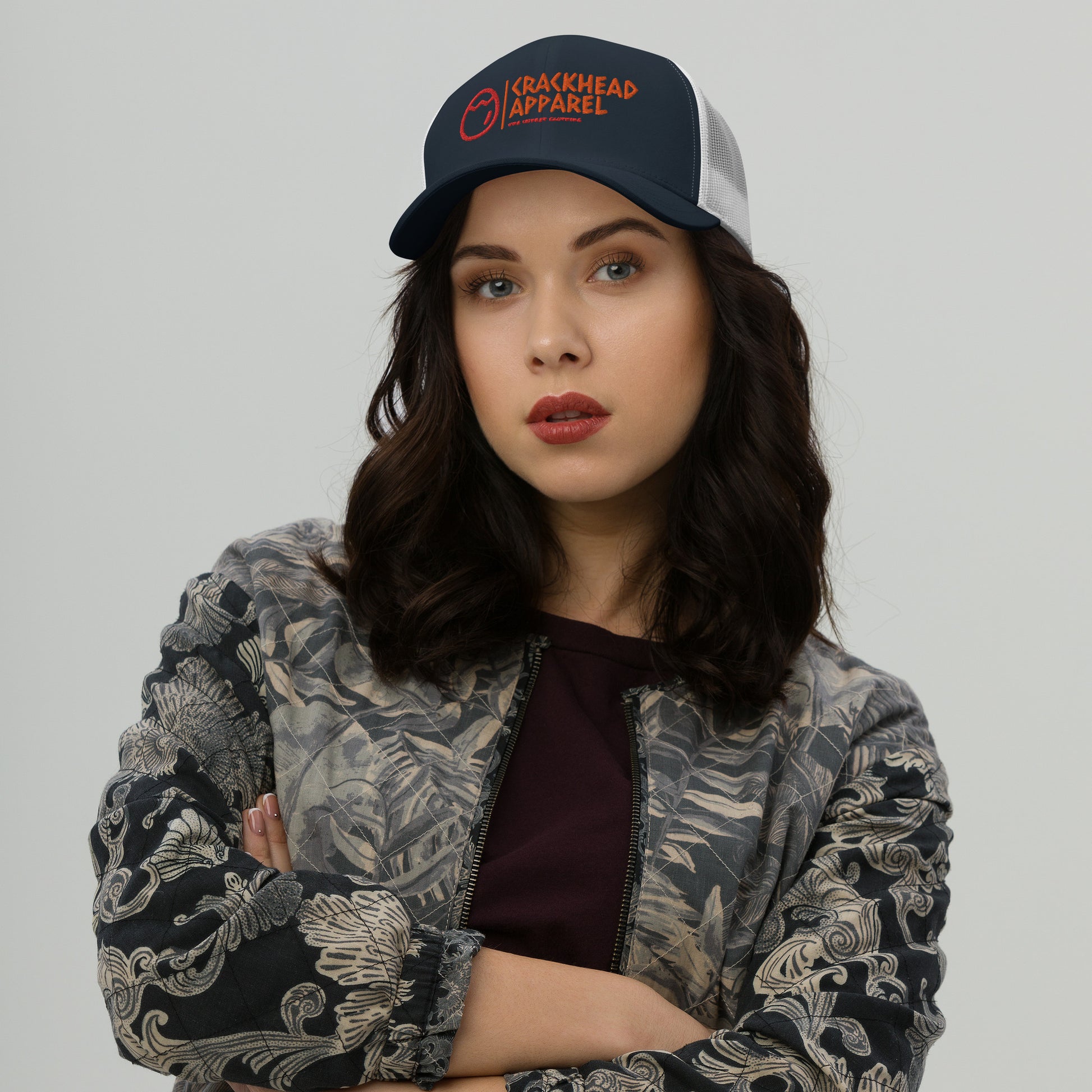 Embroidered Crackhead Apparel Trucker Cap - Crackhead Apparel