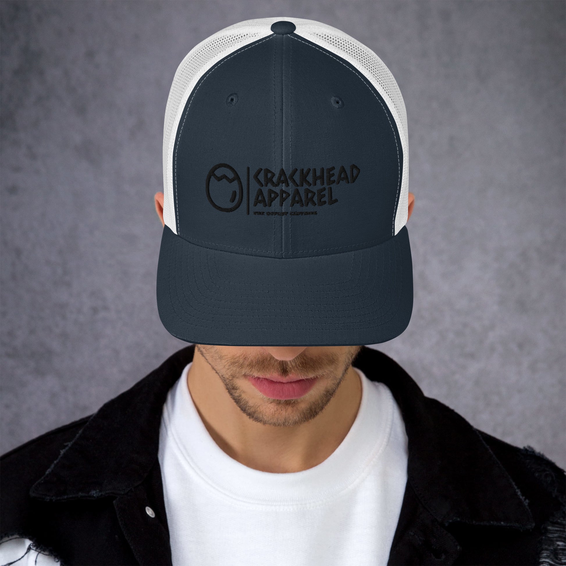 Embroidered Crackhead Apparel Trucker Cap - Crackhead Apparel