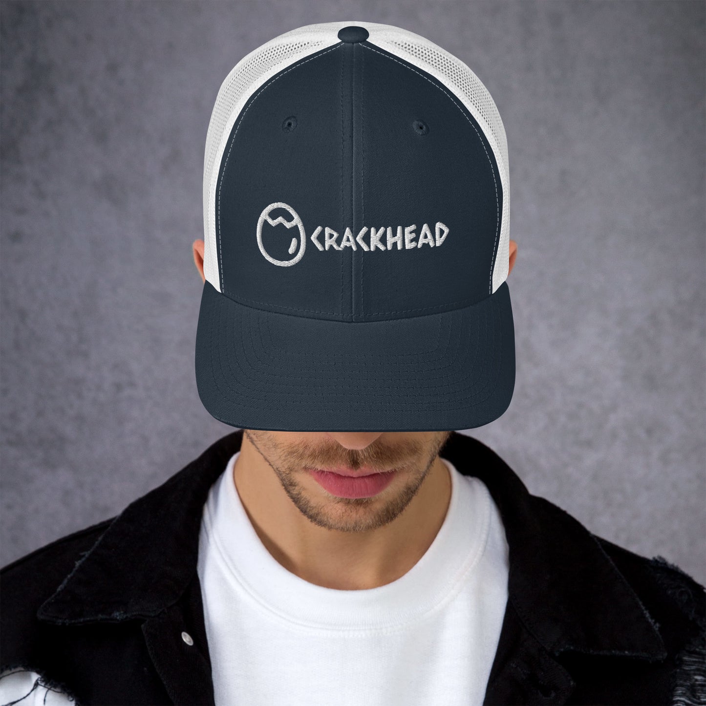 Embroidered Crackhead Apparel Trucker Cap - Crackhead Apparel