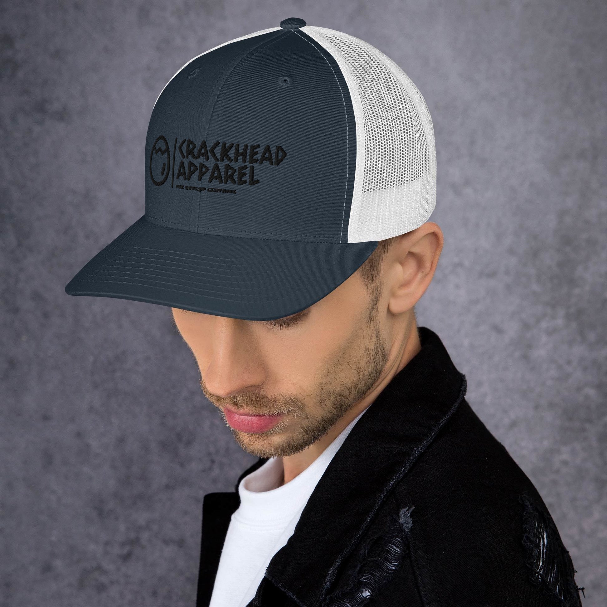 Embroidered Crackhead Apparel Trucker Cap - Crackhead Apparel