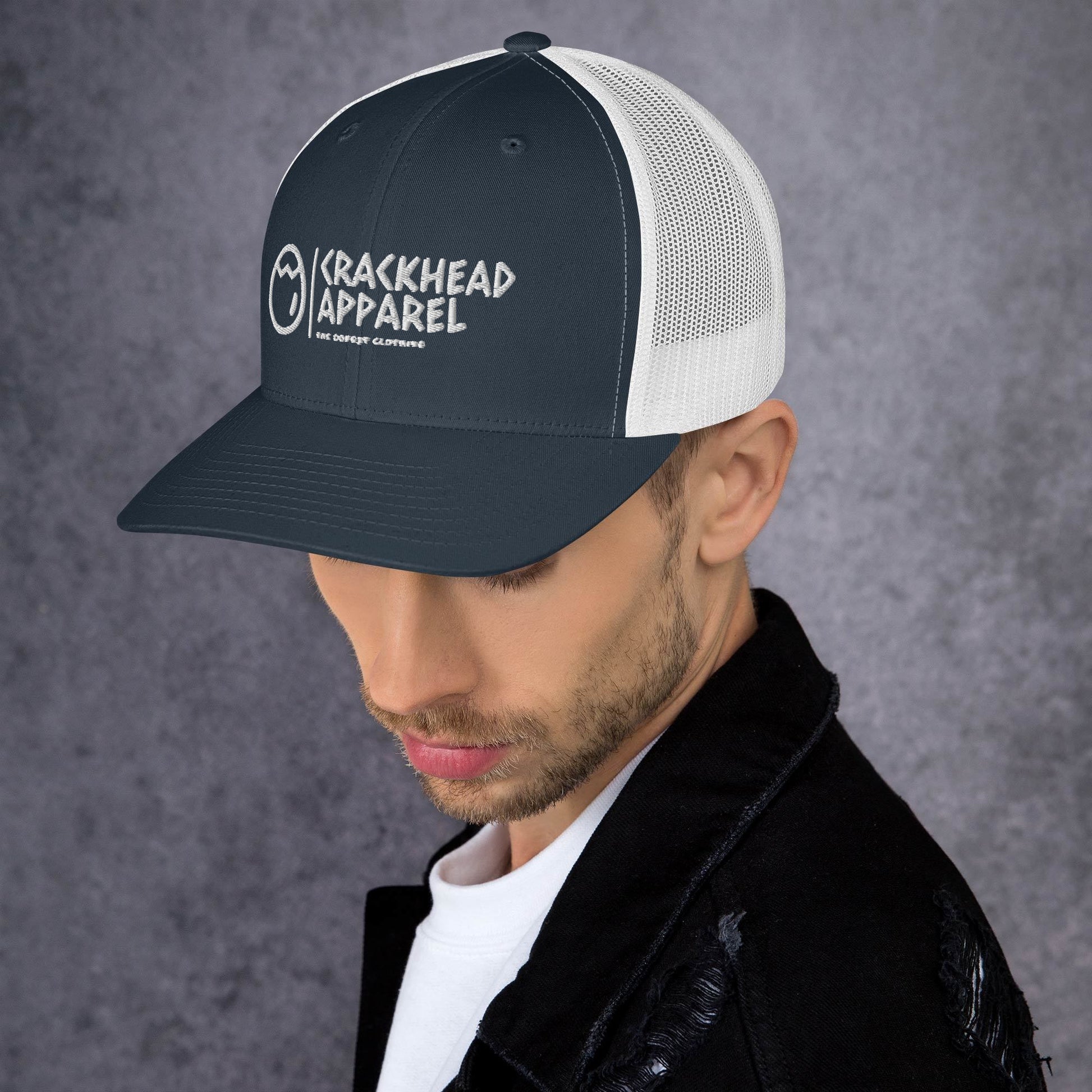 Embroidered Crackhead Apparel Trucker Cap - Crackhead Apparel