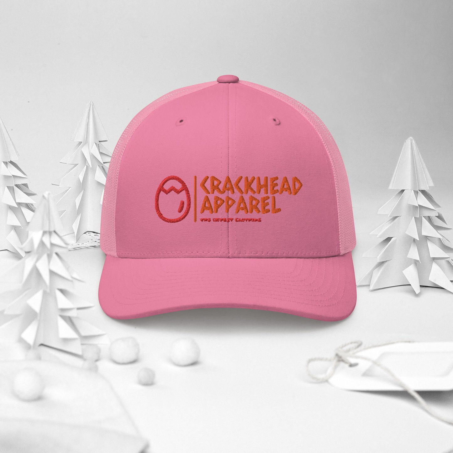 Embroidered Crackhead Apparel Trucker Cap - Crackhead Apparel