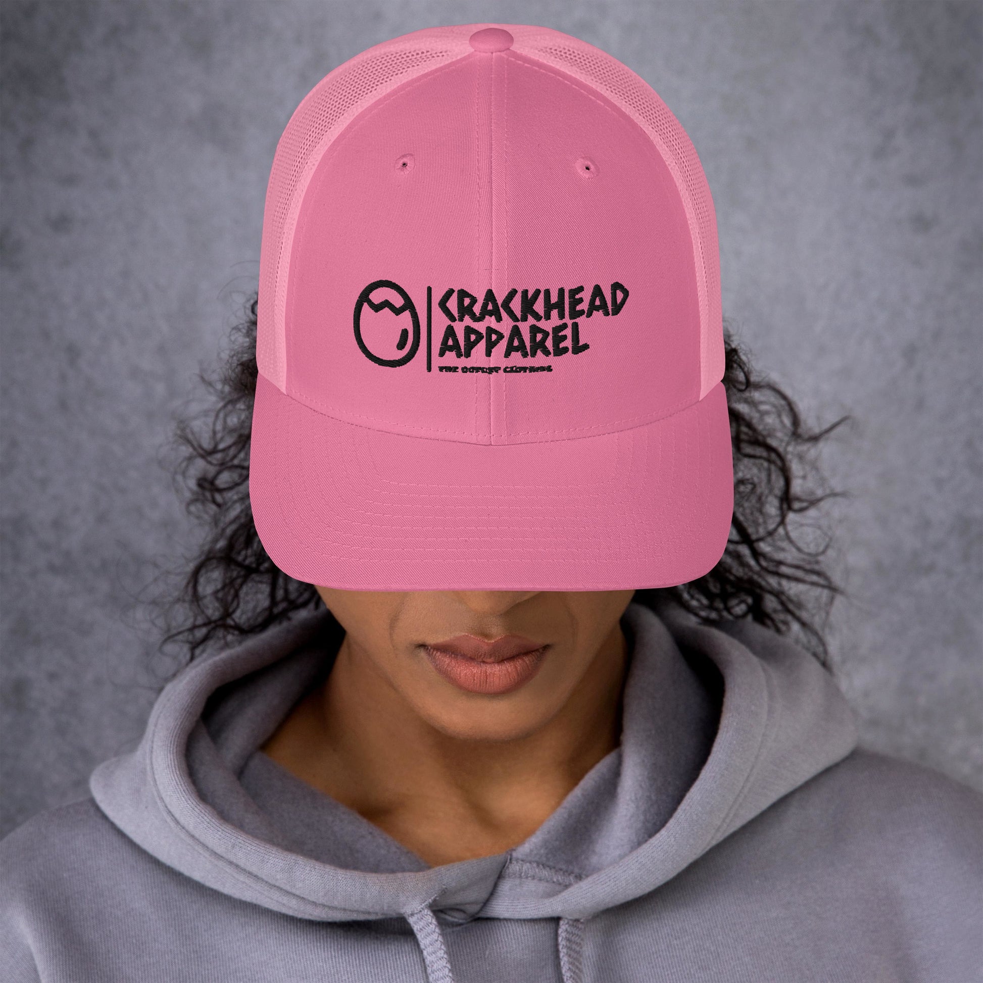 Embroidered Crackhead Apparel Trucker Cap - Crackhead Apparel