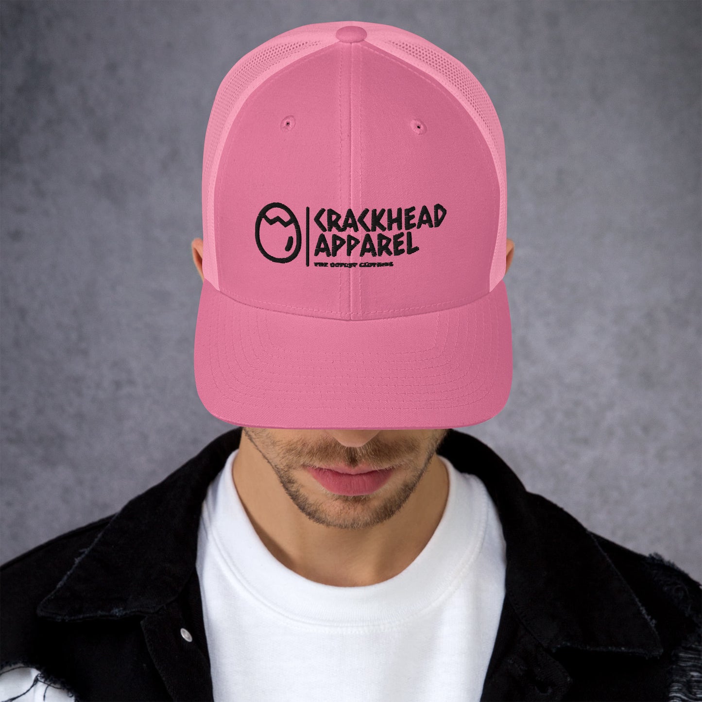 Embroidered Crackhead Apparel Trucker Cap - Crackhead Apparel