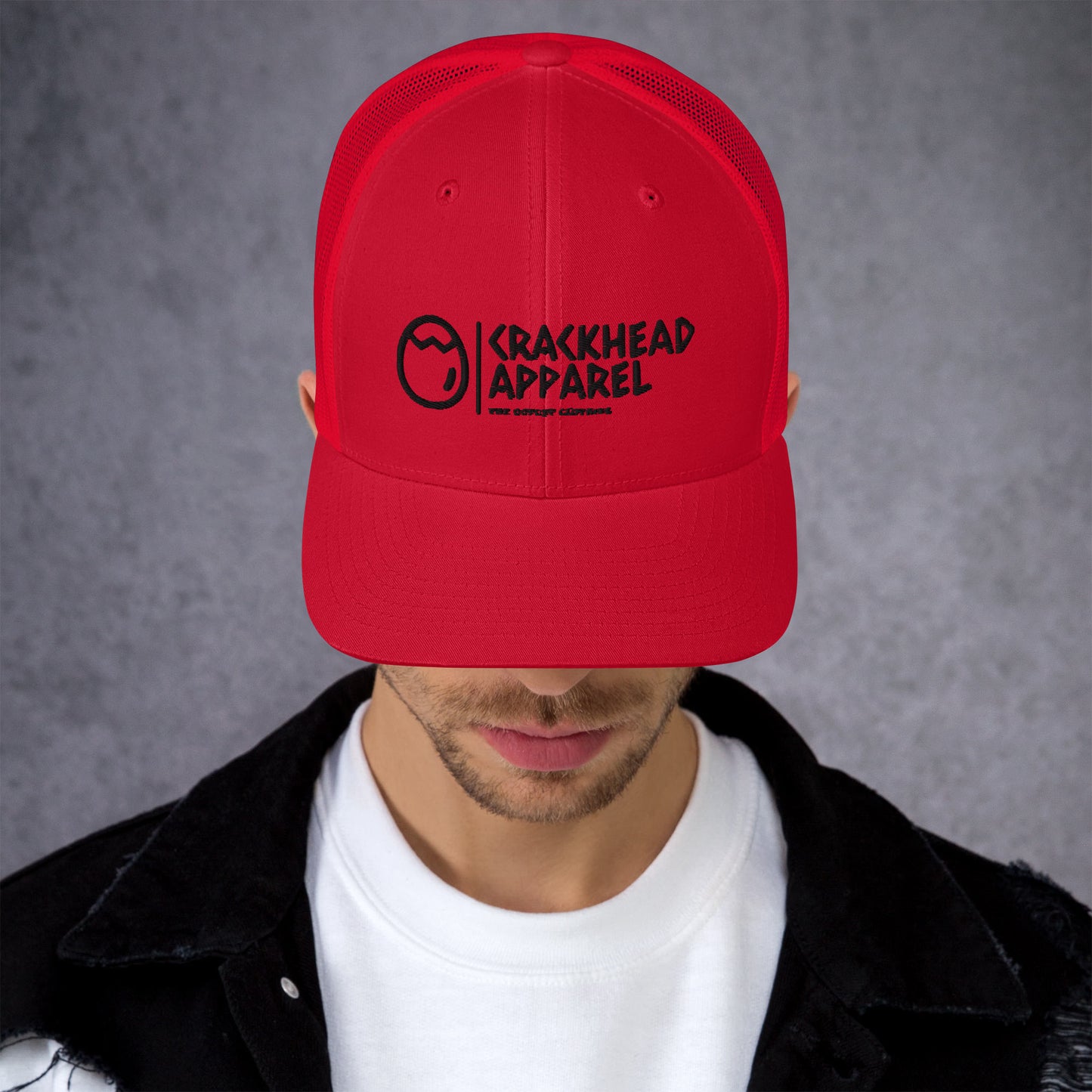 Embroidered Crackhead Apparel Trucker Cap - Crackhead Apparel