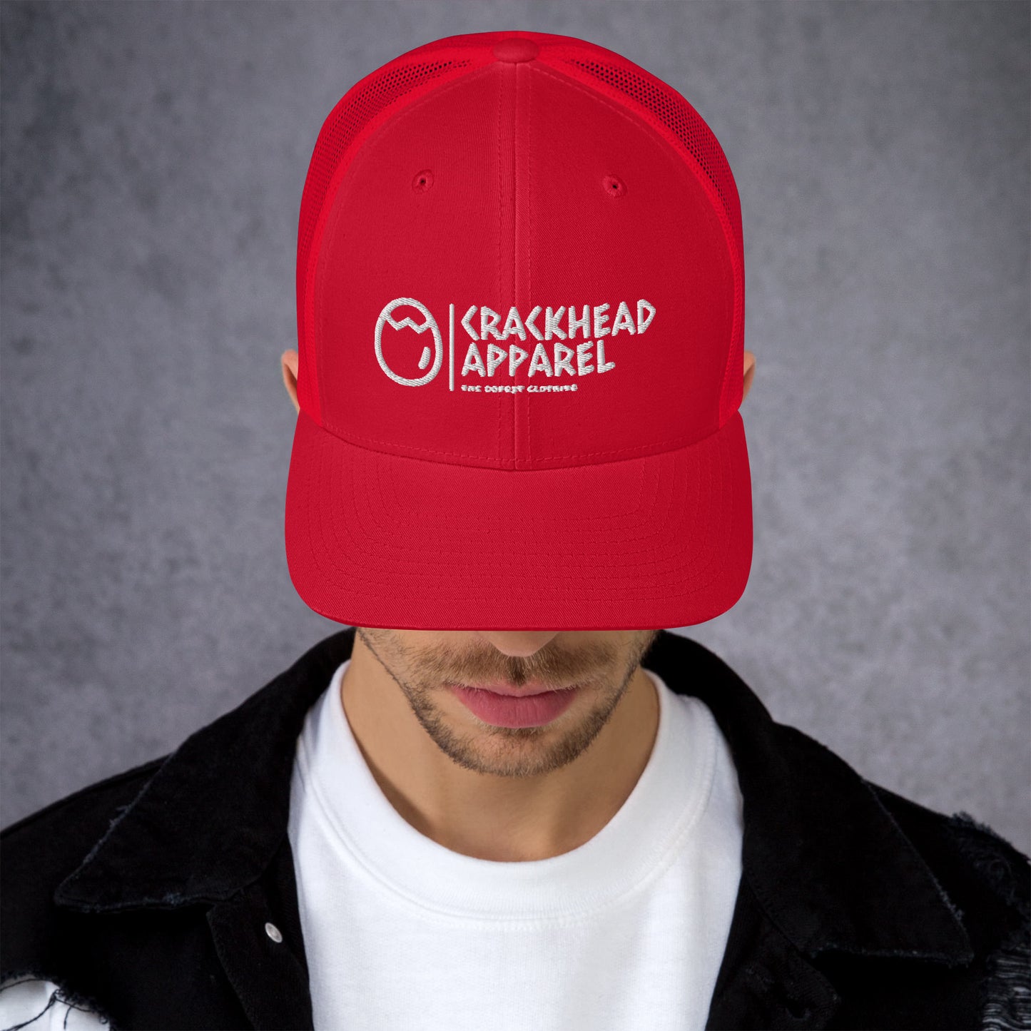 Embroidered Crackhead Apparel Trucker Cap - Crackhead Apparel