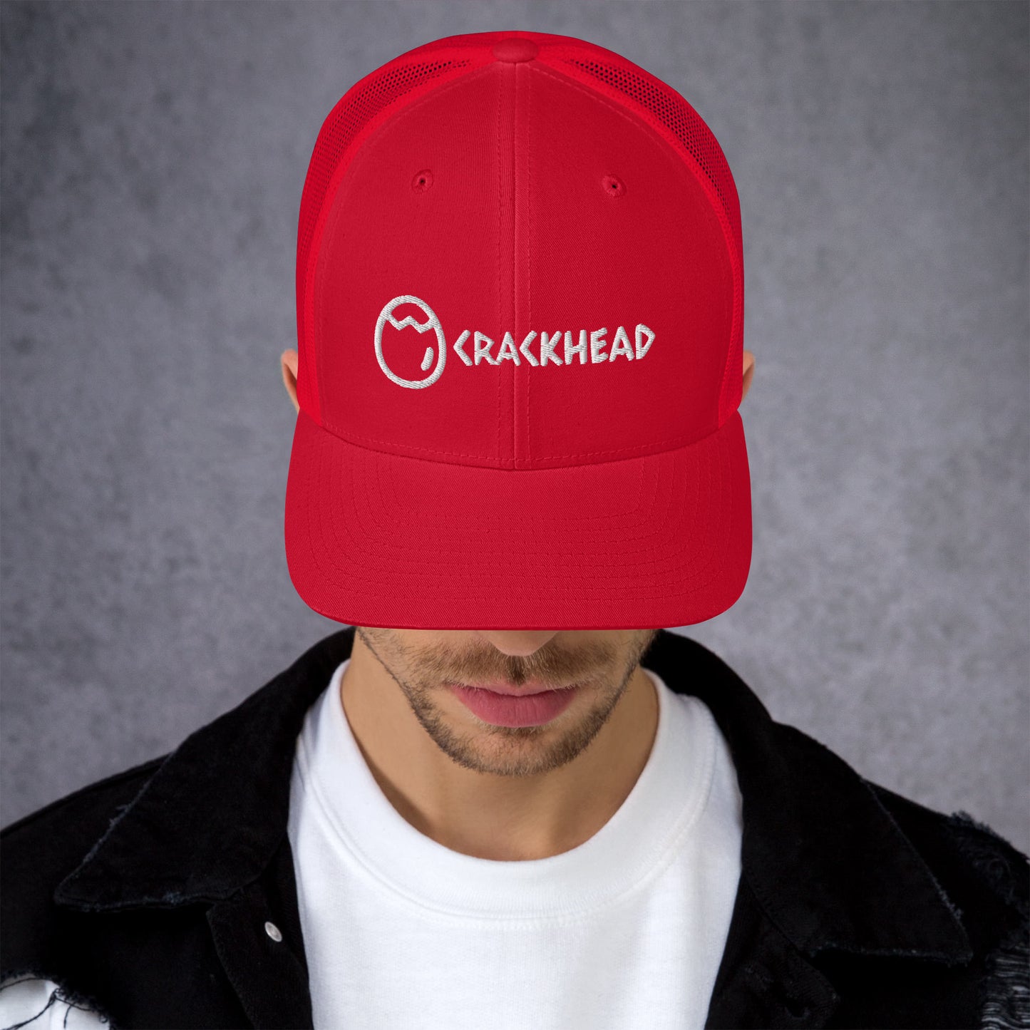 Embroidered Crackhead Apparel Trucker Cap - Crackhead Apparel