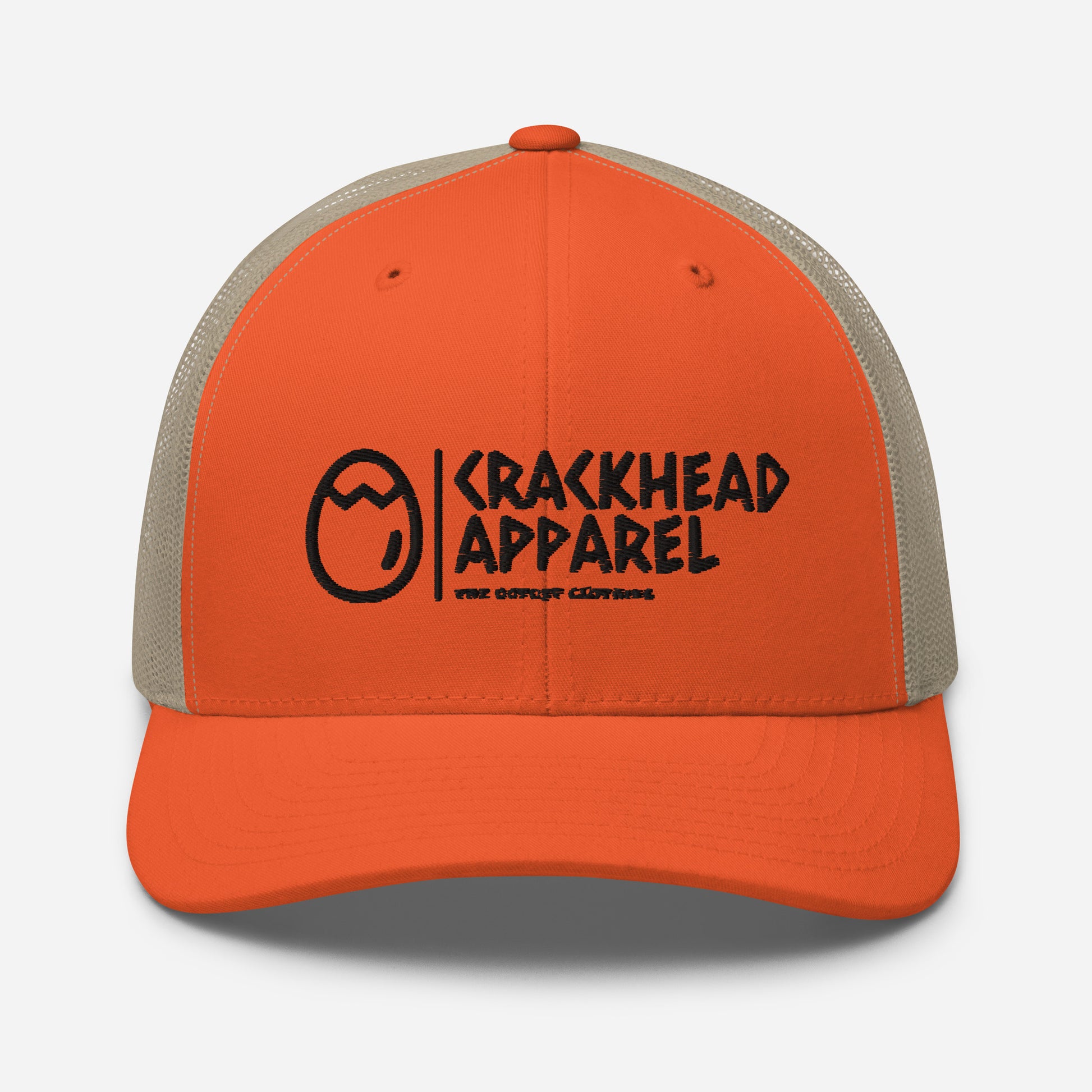 Embroidered Crackhead Apparel Trucker Cap - Crackhead Apparel