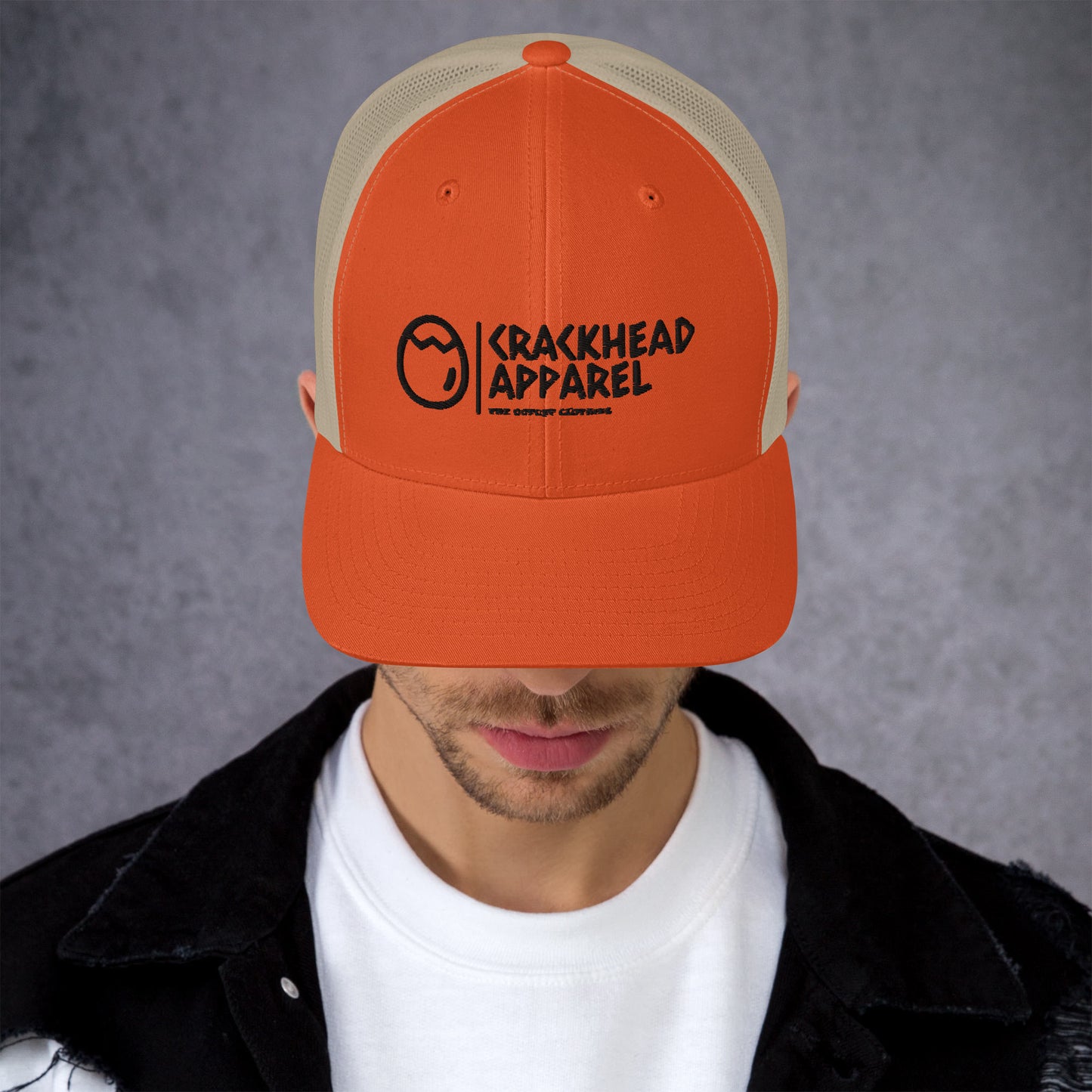 Embroidered Crackhead Apparel Trucker Cap - Crackhead Apparel