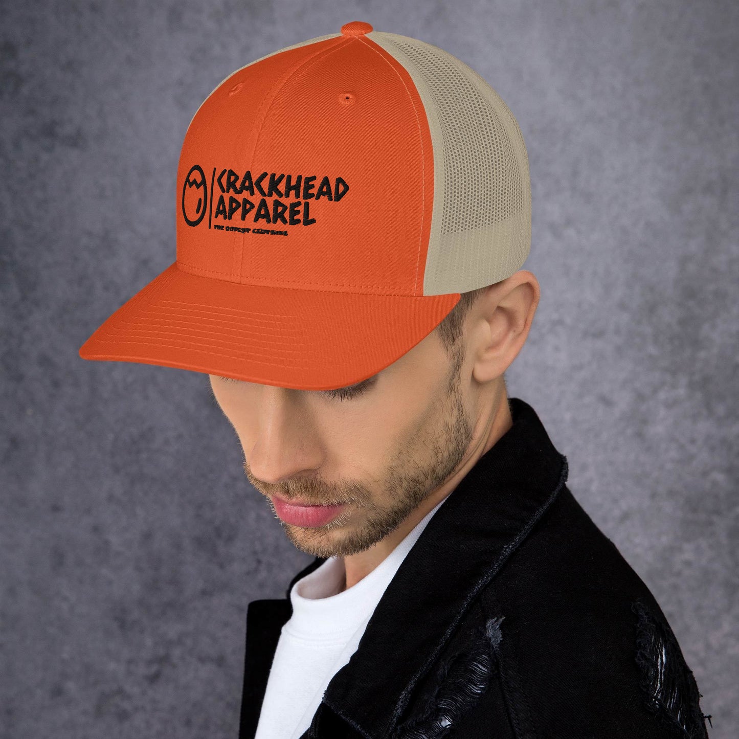 Embroidered Crackhead Apparel Trucker Cap - Crackhead Apparel