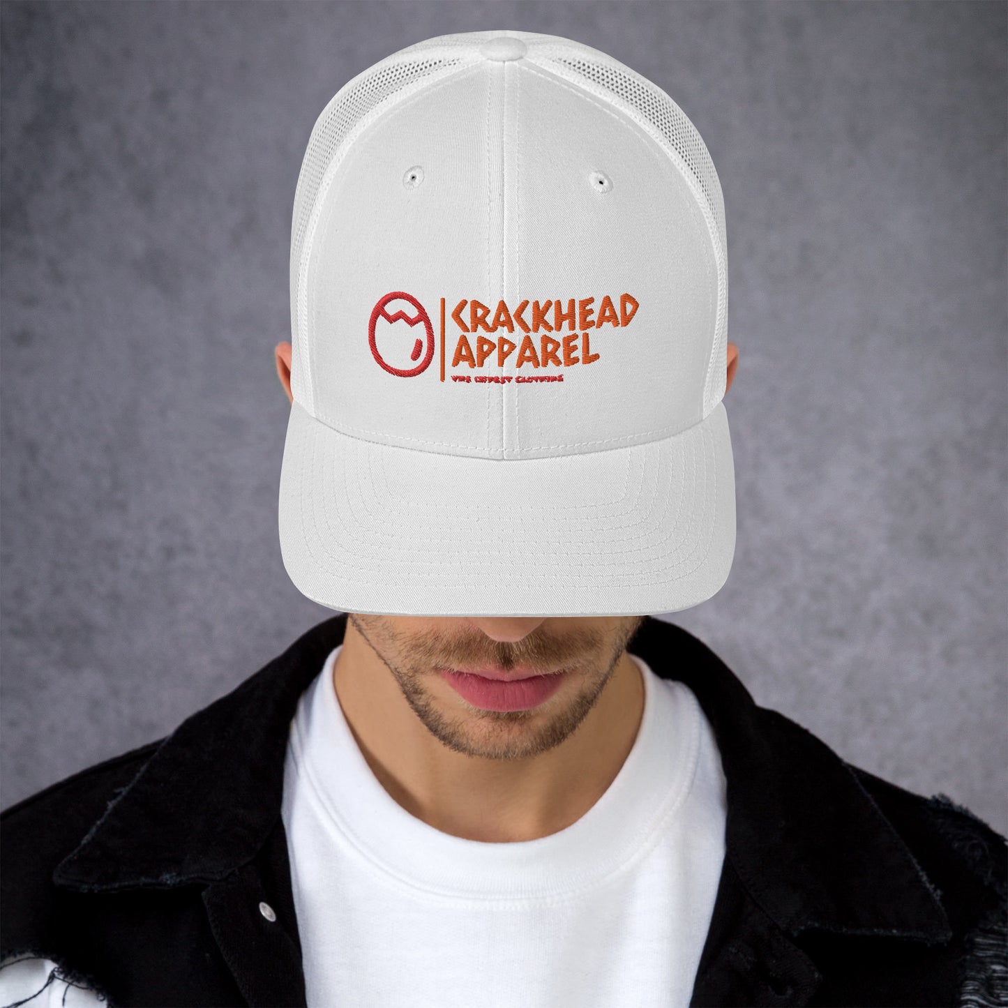 Embroidered Crackhead Apparel Trucker Cap - Crackhead Apparel