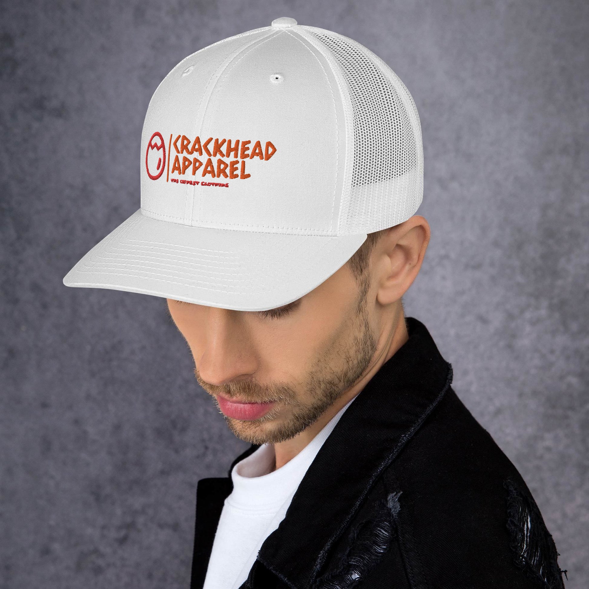 Embroidered Crackhead Apparel Trucker Cap - Crackhead Apparel