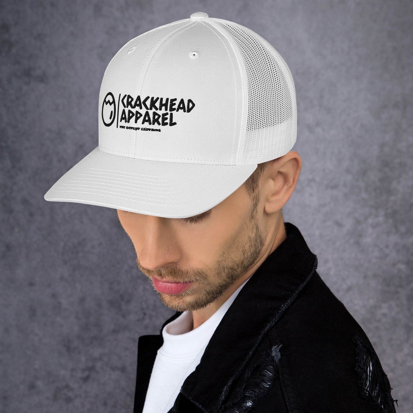 Embroidered Crackhead Apparel Trucker Cap - Crackhead Apparel