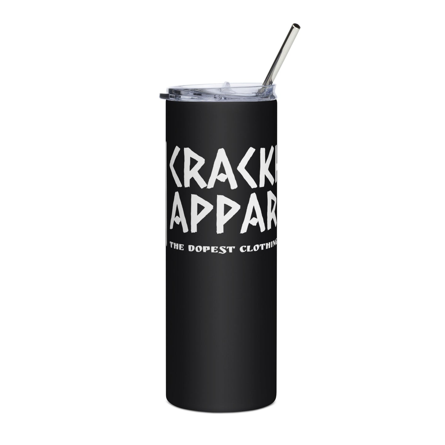 Stainless steel Crackhead Apparel tumbler - Crackhead Apparel