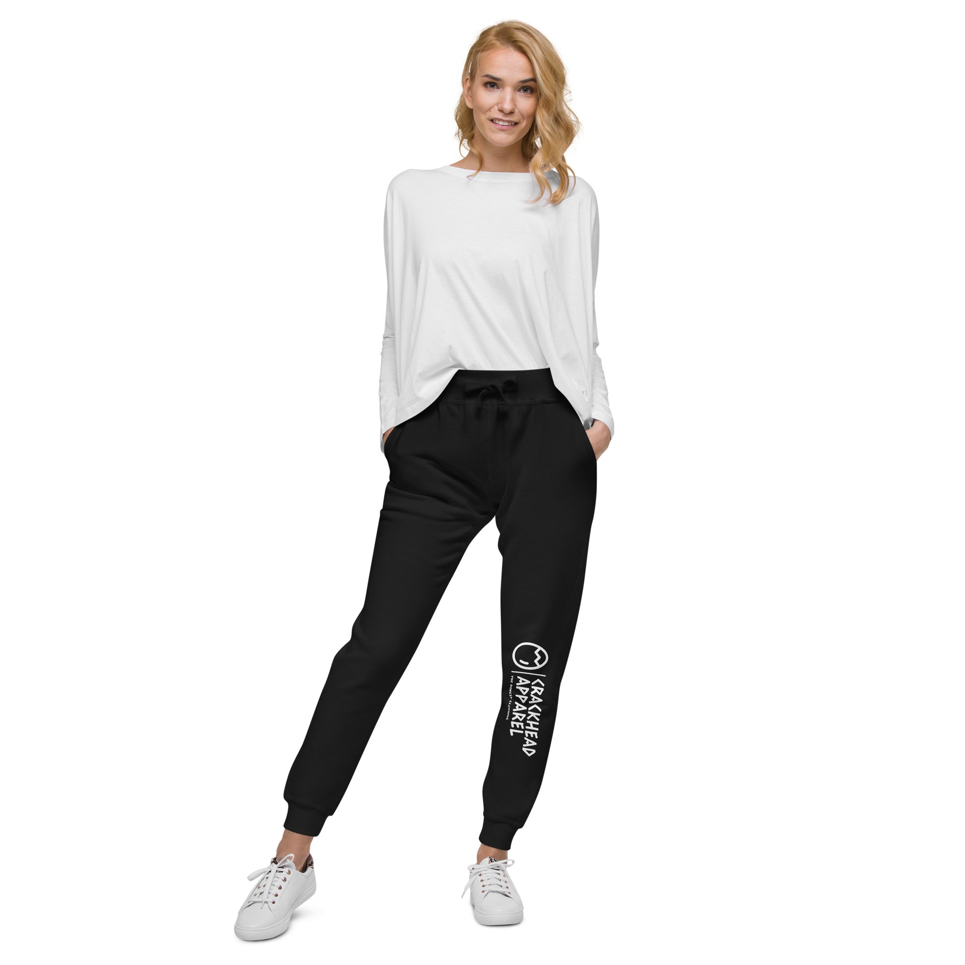 Unisex Crackhead Apparel fleece sweatpants - Crackhead Apparel