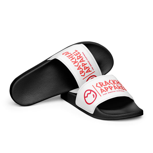 Dopest, Fire, Hot, Fresh, Coolest Women's Crackhead Apparel slides - Crackhead Apparel